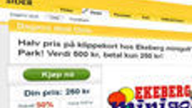 Gule Sider i strupen på Groupon