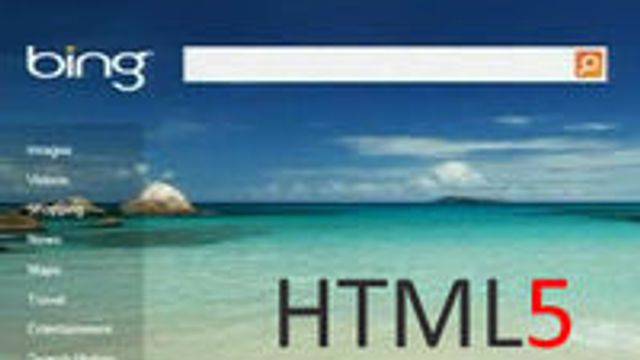 Sminker Bing med HTML5