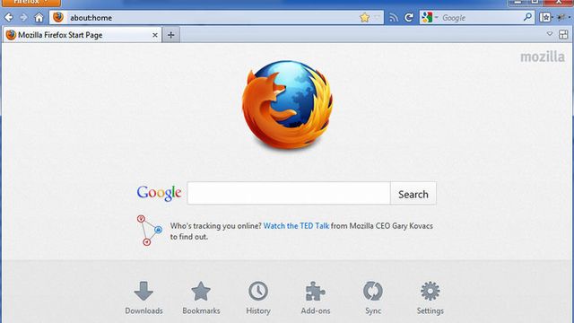 Raskere oppstart med Firefox 13