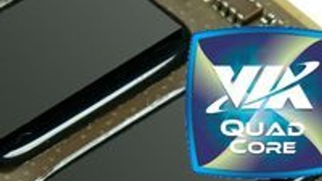 VIA utfordrer med firekjernet prosessor