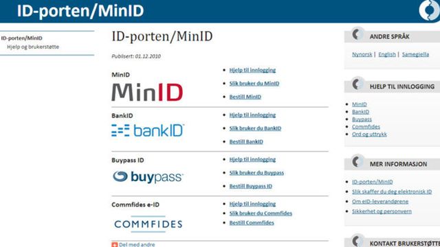 BankID inn i ID-porten