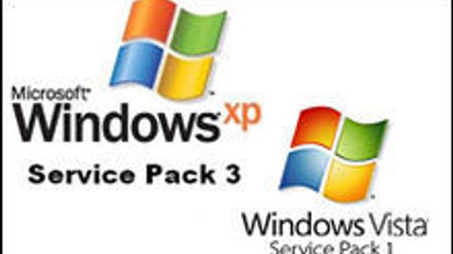Last ned servicepakker til XP og Vista