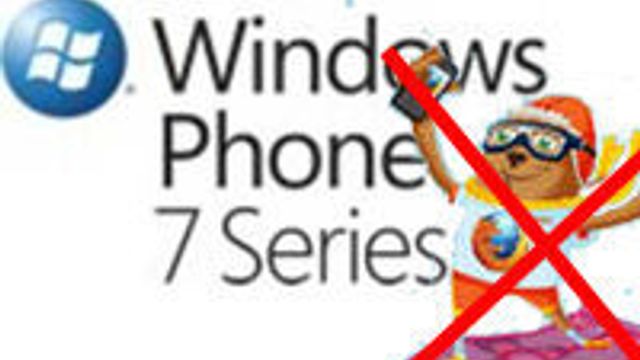 Setter Firefox for Windows Phone på vent