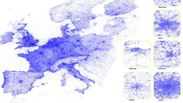 GPS-brukere har delt billioner av veikoordinater