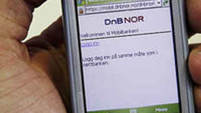 Flere banktjenester per SMS enn i mobilbank