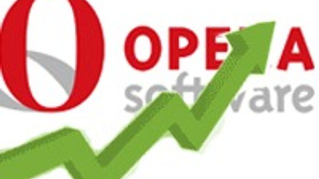 Opera stiger kraftig