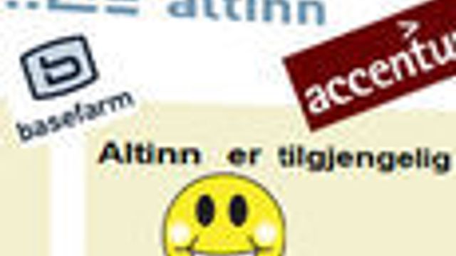 Altinn stabil i skatteinnspurten