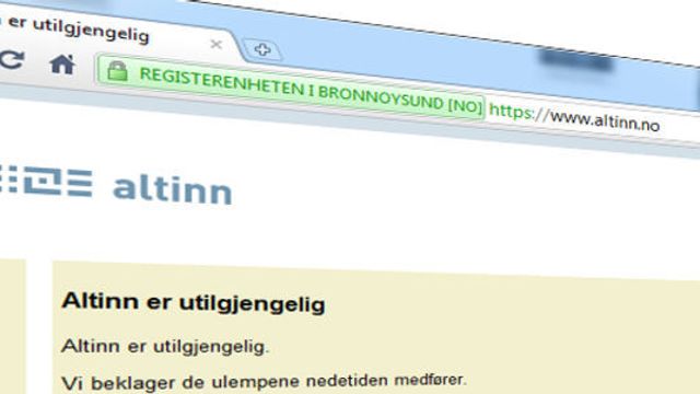 Derfor krasjet Altinn