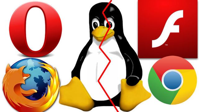 Siste separate Flash Player for Linux
