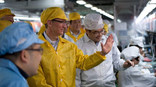 Apple-sjef besøkte omstridt fabrikk