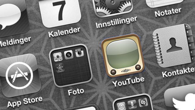 Apple fjerner YouTube fra iOS