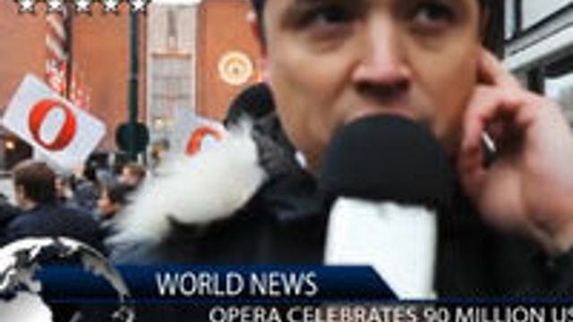 Opera kuppet CNN-sending fra Oslo