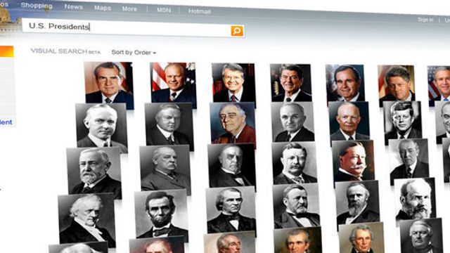 Nytt bildesøk tar i bruk Silverlight