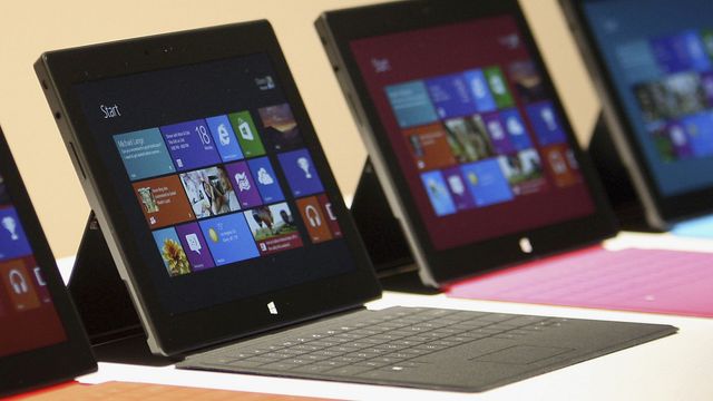 Surface tok pc-bransjen på senga