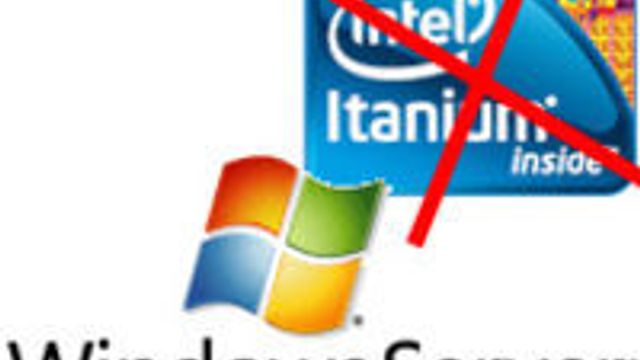 Microsoft dropper støtten for Itanium