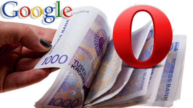 Opera enige med Google