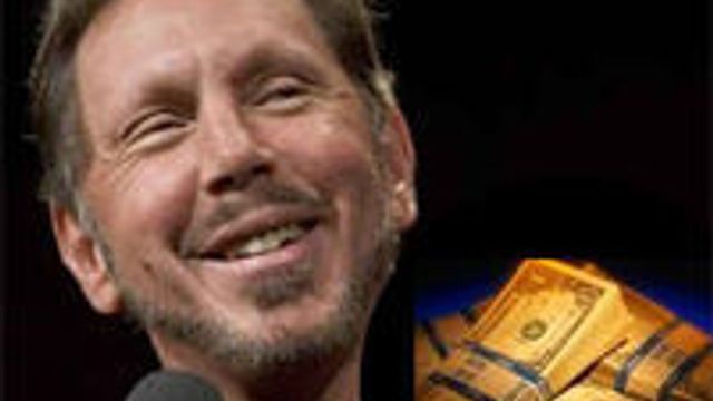 Kraftig lønnskutt for Larry Ellison