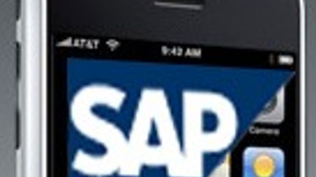 SAP satser på  iPhone som forretningsmobil