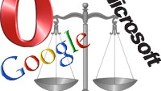 Google og Opera sammen mot Microsoft