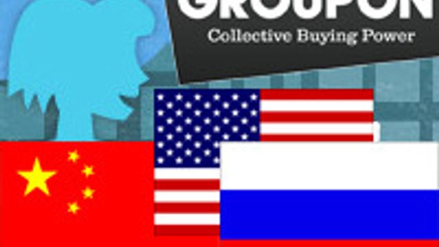 Groupon utvider i Kina og Russland