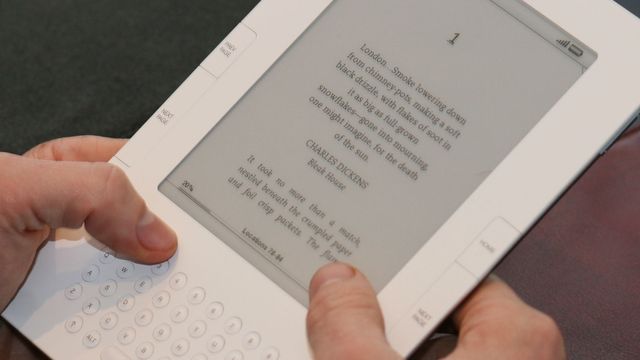 Kindle inn i butikkhyllene