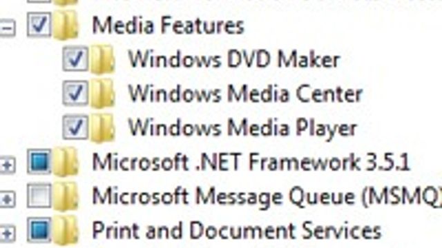 Enda mer kan skrus av i Windows 7