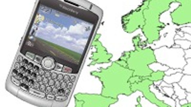 Blackberry inntar Vest-Europa