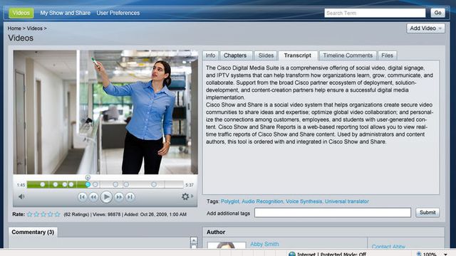 Cisco lager «Youtube» for bedrifter