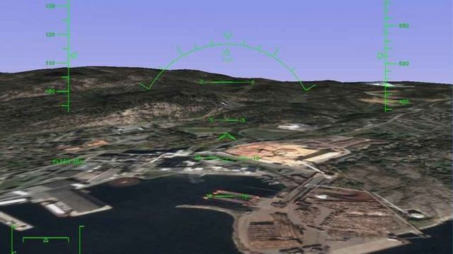 Skjult flysimulator i Google Earth