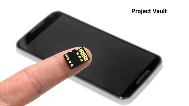 Bygger sikkerhetsmaskin inn i microSD-kort