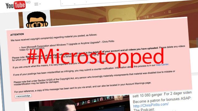 Videobloggere ble stoppet av Microsoft