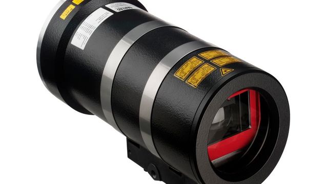 Laser for Ex måler inntil 30 meter med oppløsning på 1 mm.