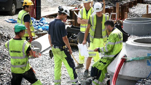 Antall arbeidsulykker i byggebransjen økte med nesten 25 prosent på tre år