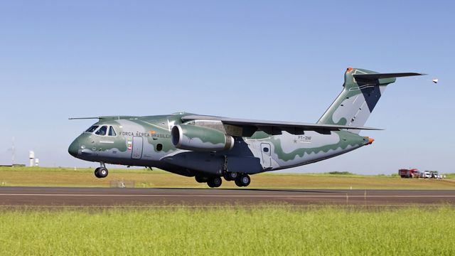 Her er Brasils største fly i lufta for første gang