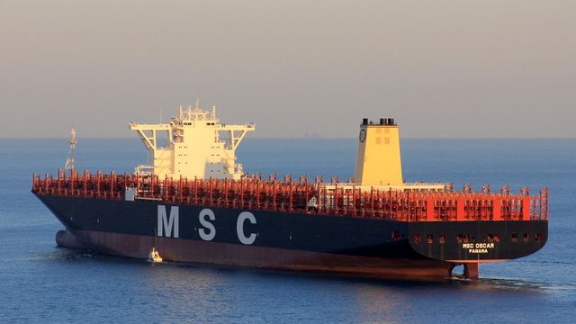 Dette er verdens største containerskip 