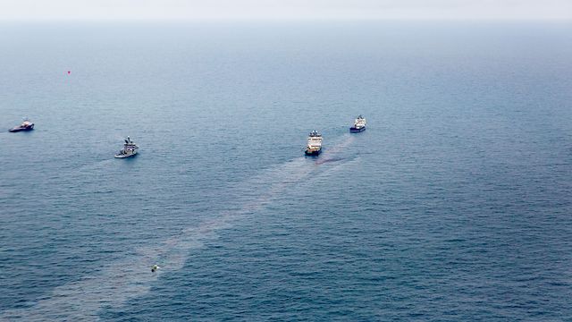 Her slippes 130 tonn olje rett ut i Nordsjøen