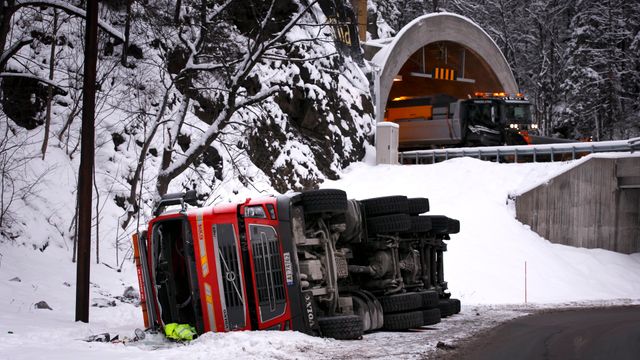 Ulykken på Sollihøgda skjedde på omkjøringsvei