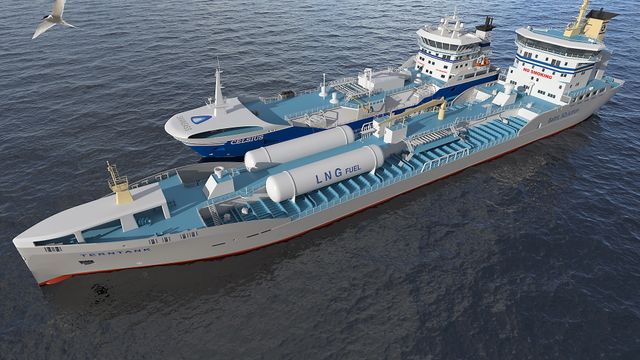 Skangass skal fylle LNG fra skip til skip