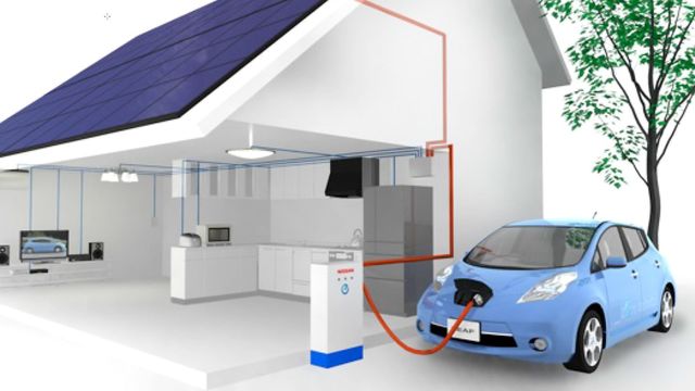 Fremtidens smartbolig kan hurtiglade elbilen fra eget batteri
