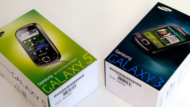 Unboxing: Samsung Galaxy 3 og Galaxy 5
