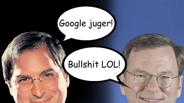 Steve Jobs tror Google juger