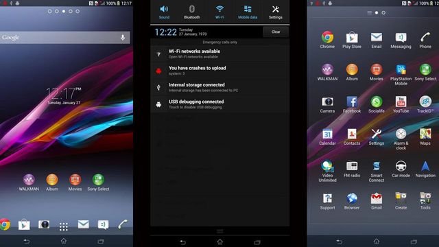 Her er Sonys nye menyer