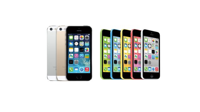 Nå kommer iPhone 5S og 5C til Norge