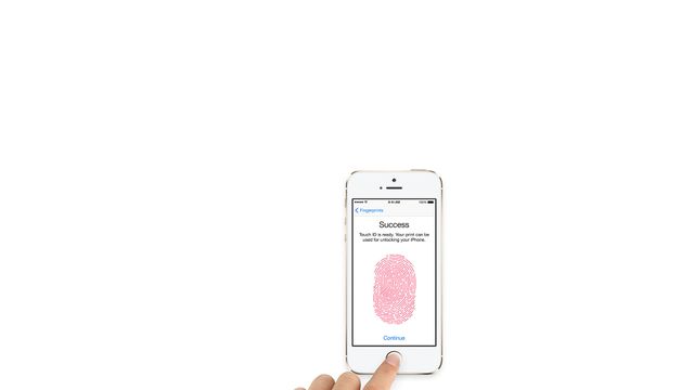 iPhone 5S lagrer ikke bilde av fingeren