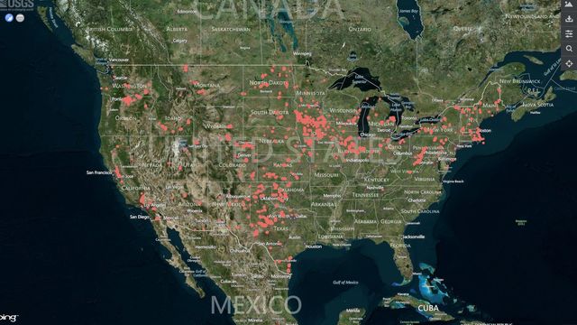 Her kan du zoome inn på hver eneste vindmølle i USA