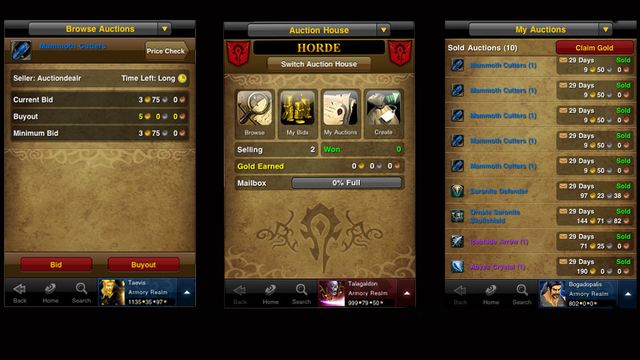 Logg på World of Warcraft fra Iphone