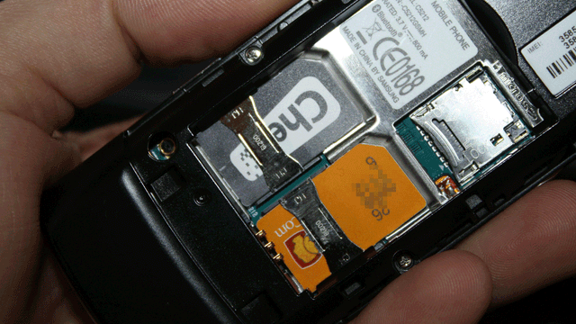 Mobilen med to SIM-kort