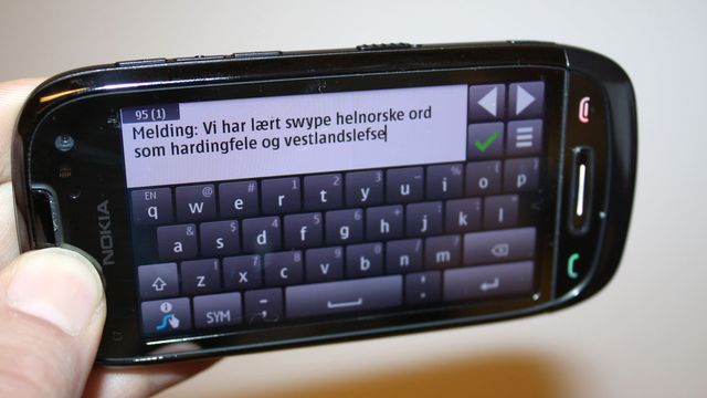 Lær Swype å skrive norsk på Symbian