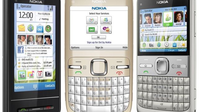 Nokia lanserer tre qwerty-telefoner