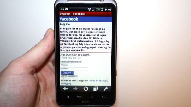 Opera Mini blokkerer Facebook-kontoen din